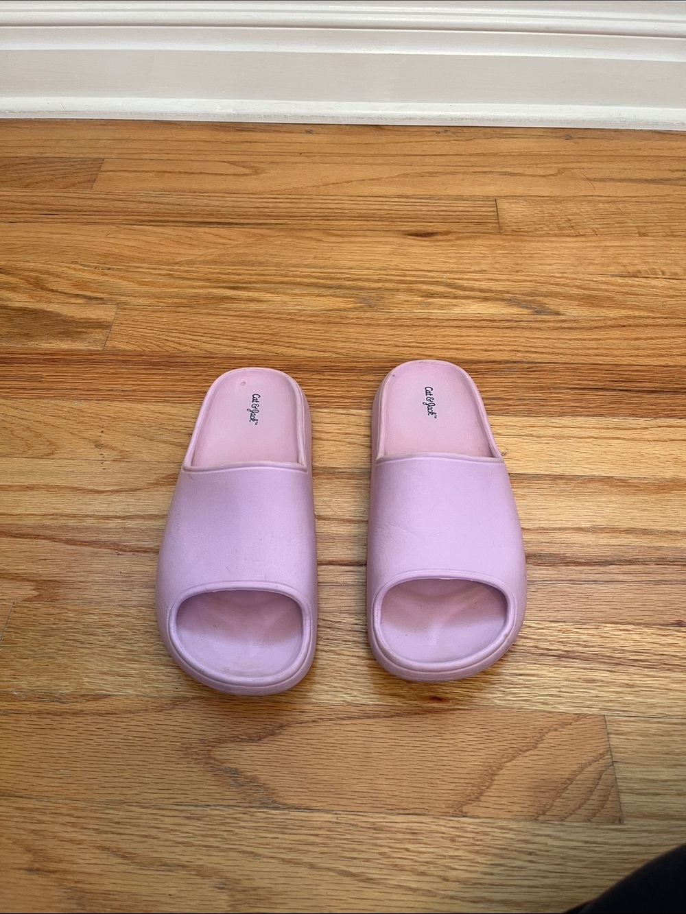 Cat & Jack Lavender Slide Sandals for Kids